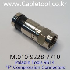 Paladin Tools 9614, 위성 및 케이블 TV용, RG6 & RG6 Quad “ F’ Type 커넥터 (100 pack bulk)