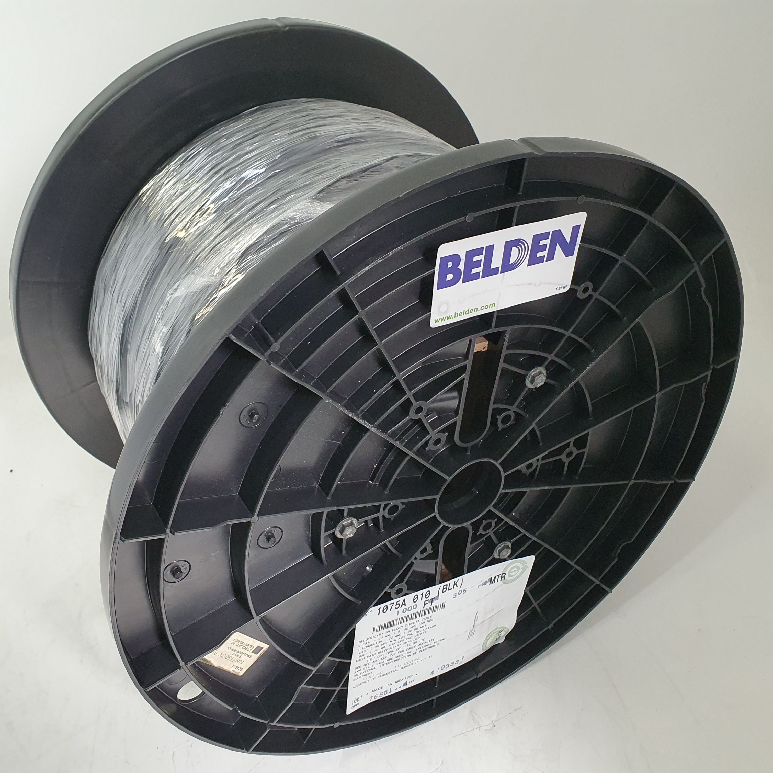 300m(롤) 벨덴1075A (미터당 ₩0) 벨덴케이블 1075A BELDEN 1075A 2Pair 20AWG Paired