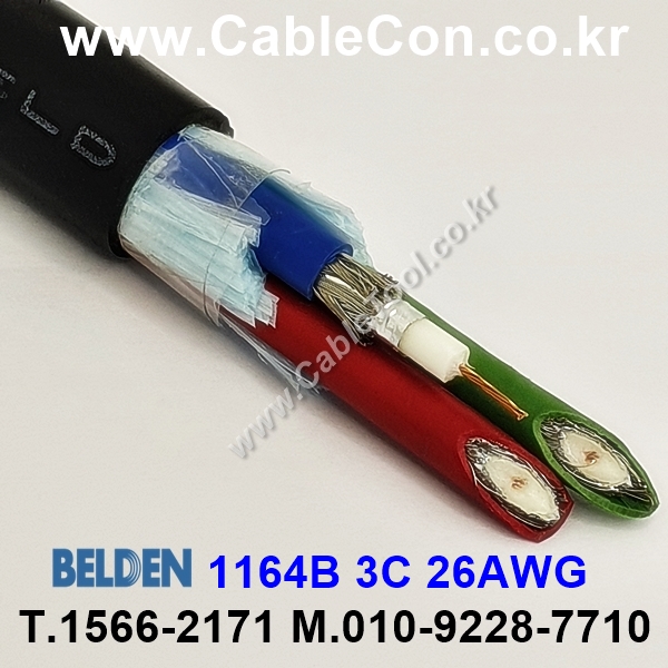 300m(롤) 벨덴1164B 블랙 (미터당 ₩15,180) 벨덴케이블 1164B 블랙 BELDEN 1164B 블랙 3Coax 26AWG RG59 75옴 동축케이블