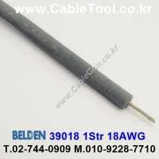300m(롤) 벨덴39018 (미터당 ₩10,000) 벨덴케이블 39018 BELDEN 39018 1Str 18AWG Hook Up Wire