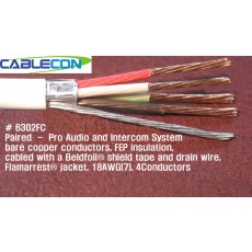 300m(롤) 벨덴6302FC (미터당 ₩6,490) 벨덴케이블 6302FC BELDEN 6302FC 4C 18AWG Plenum 자켓 CMP