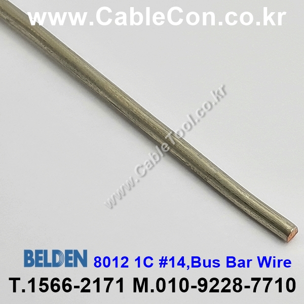 30m(롤) 벨덴8012 (미터당 ₩10,990) 벨덴케이블 8012 BELDEN 8012 1C 14AWG Hook Up Wire NONE