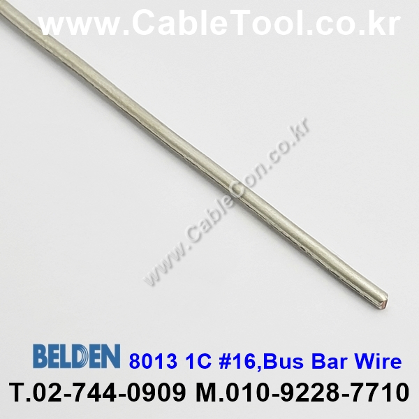 30m(롤) 벨덴8013 (미터당 ₩7,010) 벨덴케이블 8013 BELDEN 8013 1C 16AWG Hook Up Wire NONE