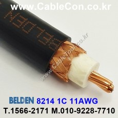 30m 벨덴8214 미터당 ₩22,720 벨덴케이블 8214 BELDEN 8214 1Coax 11AWG