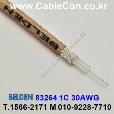 10m 벨덴83264 미터당 ₩14,500 벨덴케이블 83264 BELDEN 83264 1C 30AWG RG CABLE 동축케이블