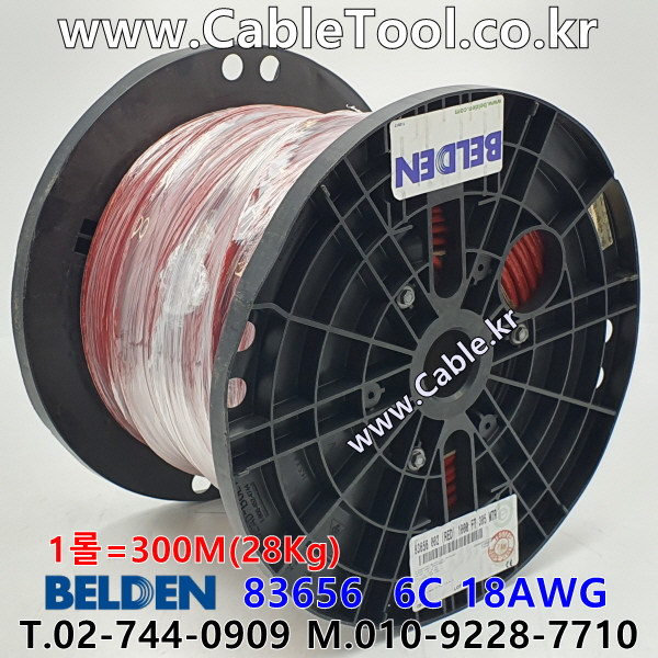 300m(롤) 벨덴83656 미터당 ₩31,330 벨덴케이블 83656 BELDEN 83656 오디오, 제어, 계장용