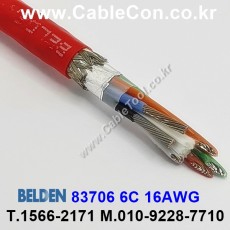150m(롤) 벨덴83706 미터당 ₩86,730 벨덴케이블 83706 BELDEN 83706 오디오, 제어, 계장용