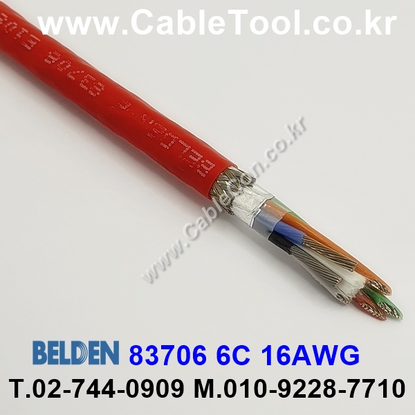 300m(롤) 벨덴83706 미터당 ₩86,730 벨덴케이블 83706 BELDEN 83706 오디오, 제어, 계장용