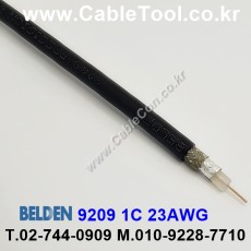 300m(롤) 벨덴9209 (미터당 ₩6,690) 벨덴케이블 9209 BELDEN 9209 1Coax 23AWG RG59 75옴 동축케이블