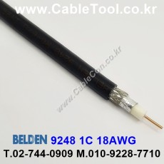 300m 벨덴9248 미터당 ₩3,690 벨덴케이블 9248 BELDEN 9248 1Coax 18AWG