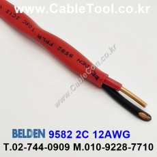 300m(롤) 벨덴9582 (미터당 ₩22,350) 벨덴케이블 9582 BELDEN 9582 2C 12AWG Multi Conductor