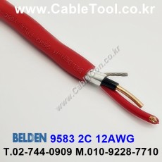 300m(롤) 벨덴9583 (미터당 ₩20,770) 벨덴케이블 9583 BELDEN 9583 2C 12AWG Multi Conductor