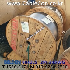 500m(롤) 벨덴 9842LS 미터당 ₩19,740 케이블 BELDEN 9842LS CAN Bus