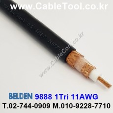 300m 벨덴9888 미터당 ₩34,990 벨덴케이블 9888 BELDEN 9888 1Coax 11AWG