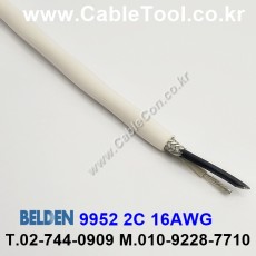 300m(롤) 벨덴9952 (미터당 ₩29,100) 벨덴케이블 9952 BELDEN 9952 2C 16AWG Multi Conductor