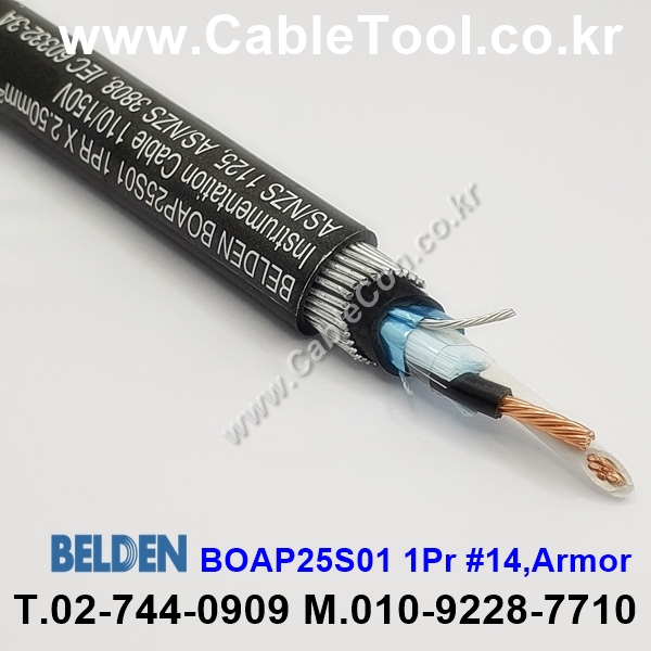 BELDEN BOAP25S01 (300미터) 벨덴케이블 1Pr #14, Armor