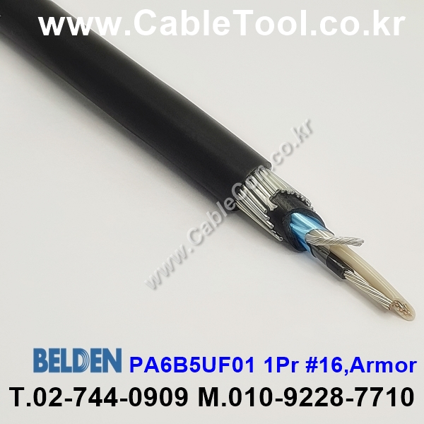 BELDEN PA6B5UF01 (010) (300미터) 벨덴케이블 1Pr #16, Armor