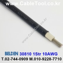 150m(롤) 벨덴30810 (미터당 ₩20,290) 벨덴케이블 30810 BELDEN 30810 1Str 10AWG Hook Up Wire 블랙
