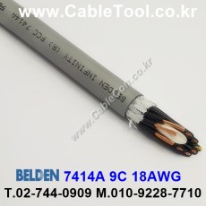 300m(롤) 벨덴7414A (미터당 ₩10,000) 벨덴케이블 7414A BELDEN 7414A 9C 18AWG UL/CSA 600V제어용