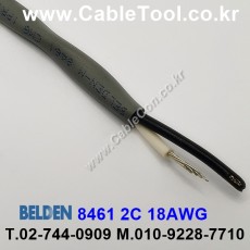 300m(롤) 벨덴8461 (미터당 ₩5,000) 벨덴케이블 8461 BELDEN 8461 1Pair 18AWG Paired 크롬그레이