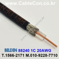 150m(롤) 벨덴88240 미터당 ₩19,980 벨덴케이블 88240 BELDEN 88240 블랙