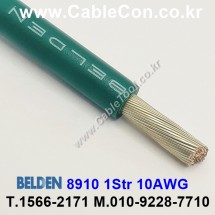 300m(롤) 벨덴8910 (미터당 ₩24,510) 벨덴케이블 8910 BELDEN 8910 1Str 10AWG Hook Up Wire