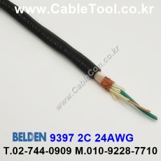 300m(롤) 벨덴9397 (미터당 ₩17,750) 벨덴케이블 9397 BELDEN 9397 2C 24AWG Multi Conductor 블랙