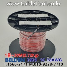 벨덴케이블 BELDEN 9899 RED (30m)