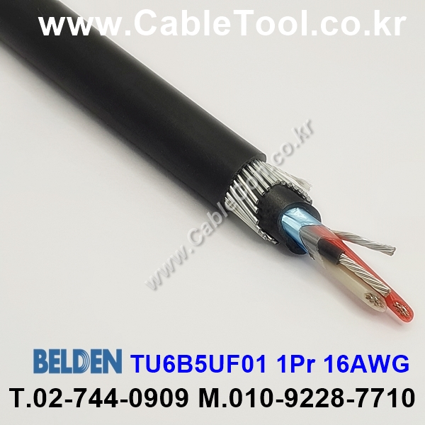 300m(롤) 벨덴TA6B5UF01 (미터당 ₩10,000) 벨덴케이블 TA6B5UF01 BELDEN TA6B5UF01 1Tri #16 INDUSTRIAL 블랙